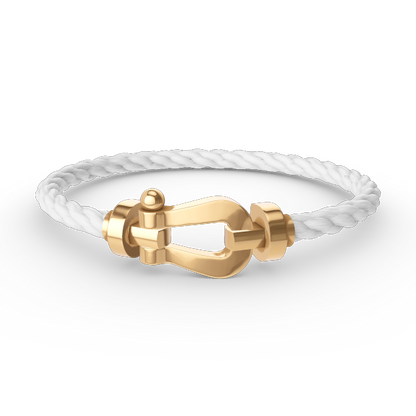[Loran]FORCE LARGE HORSESHOE BRACELET - GOLD