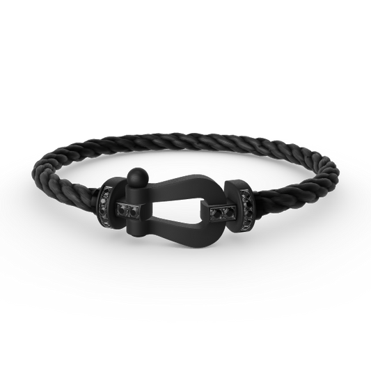 [Loran]FORCE LARGE SERIES BLACK SAMURAI BRACELET