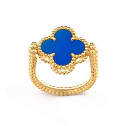 [Loran]LUCKY CLOVER GOLD REVERSIBLE RING