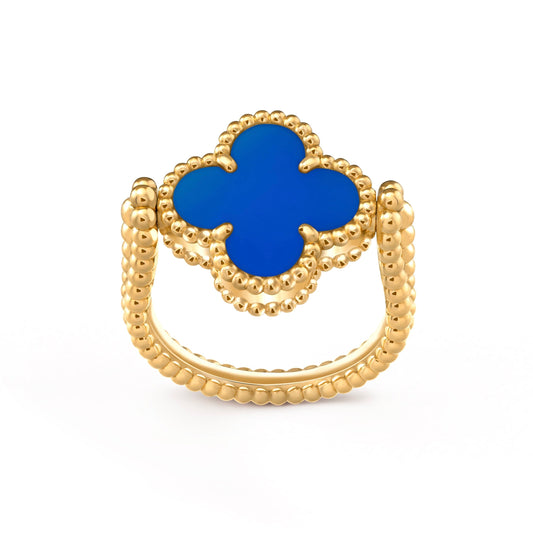 [Loran]LUCKY CLOVER GOLD REVERSIBLE RING