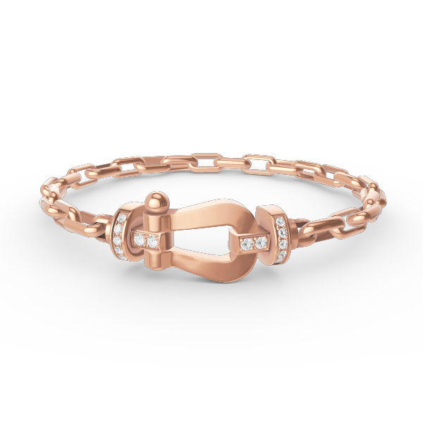 [Loran]FORCE LARGE HORSESHOE CLASP METAL BRACELET