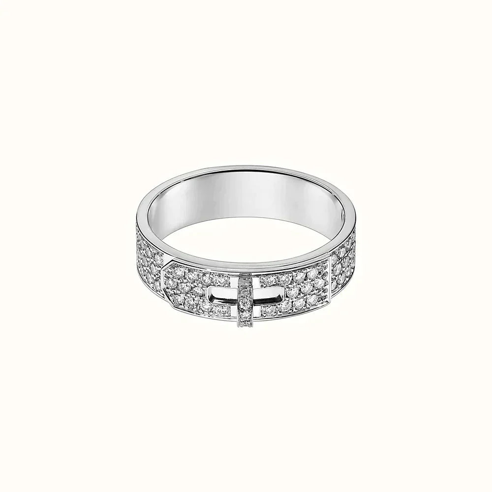 [Loran]KELLY SILVER DIAMOND RING