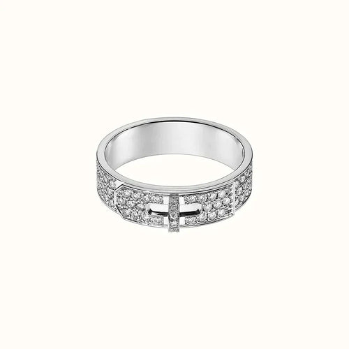 [Loran]KELLY SILVER DIAMOND RING