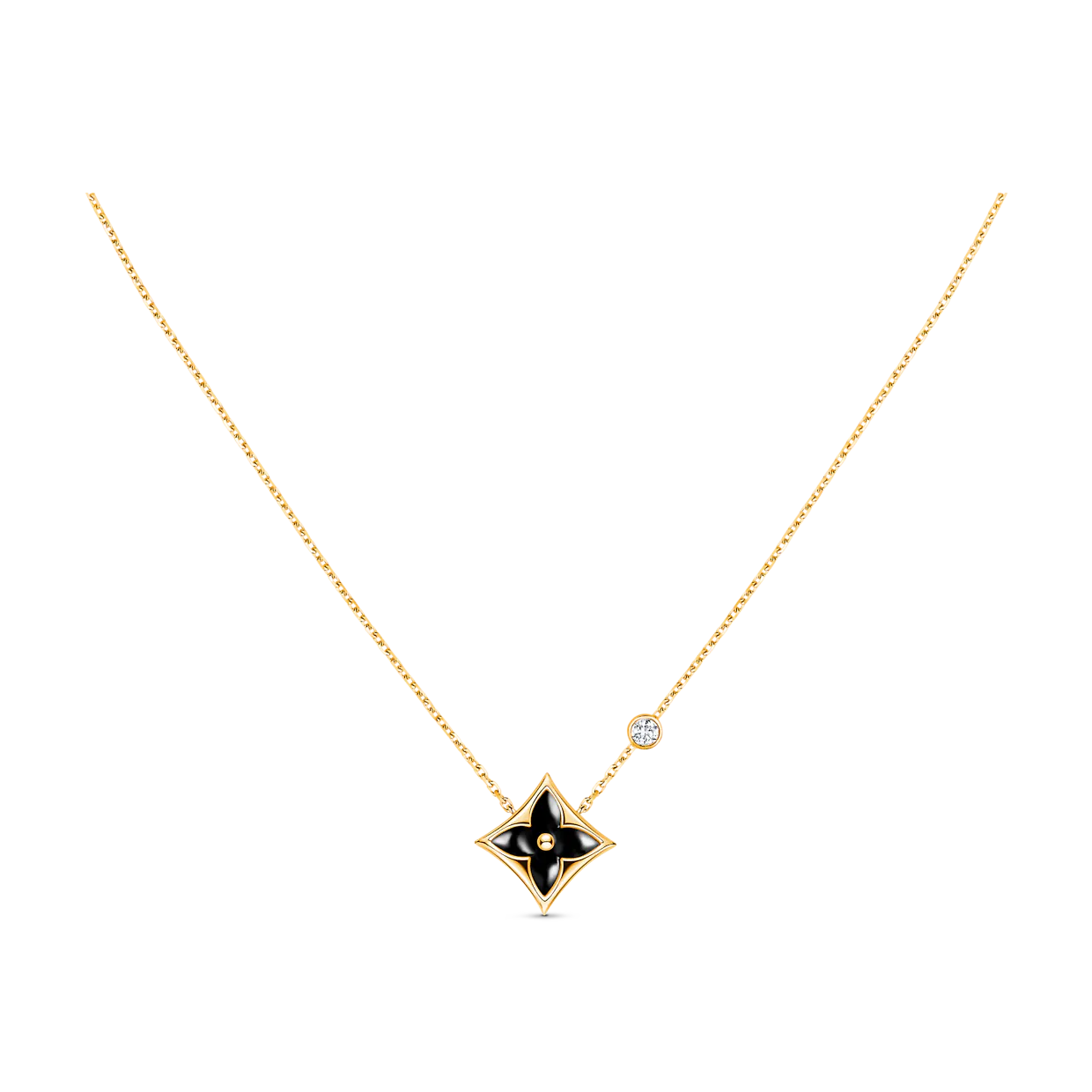[Loran]STAR BLACK MOP NECKLACE