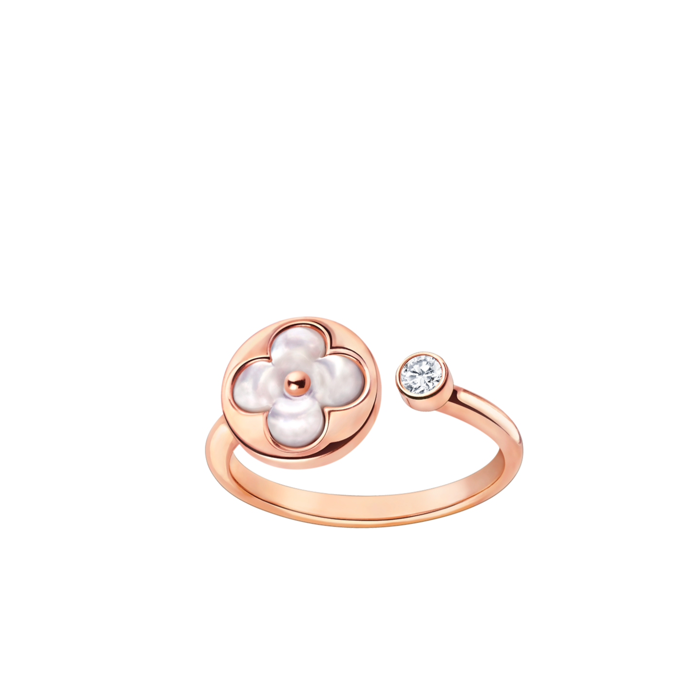 [Loran]SUN 1 DIAMOND PINK MOP RING