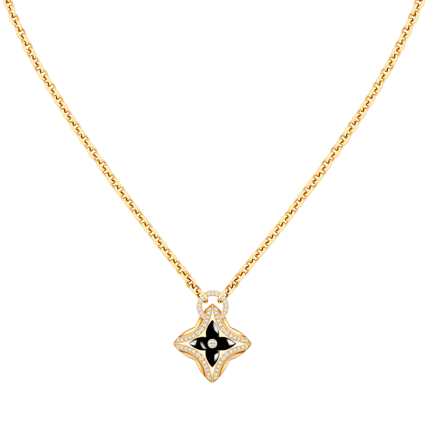 [Loran]STAR PEDANT ROSE GOLD DIAMOND NECKLACE