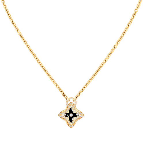 [Loran]STAR PEDANT ROSE GOLD DIAMOND NECKLACE