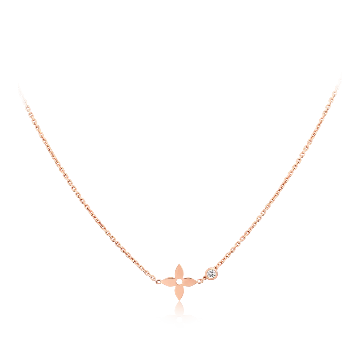 [Loran]BLOSSOM PENDANT ROSE GOLD AND DIAMOND