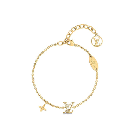 [Loran]LOGO STAR MOTIF GOLD BRACELET