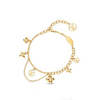 [Loran]BLOOMING ROSE GOLD MOP BRACELET