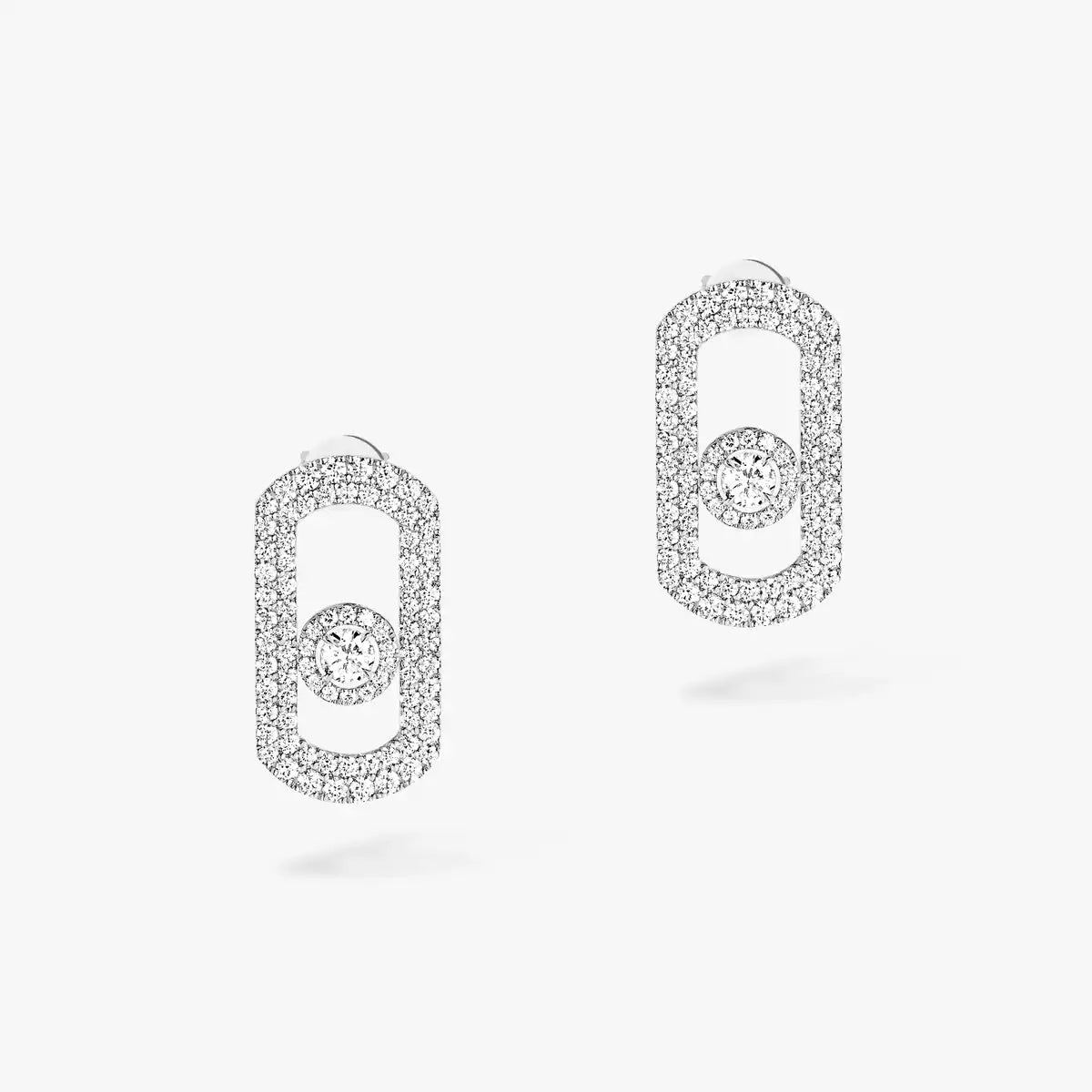 [Loran]SO MOVE PAVÉ DIAMOND EARRINGS