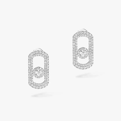 [Loran]SO MOVE PAVÉ DIAMOND EARRINGS
