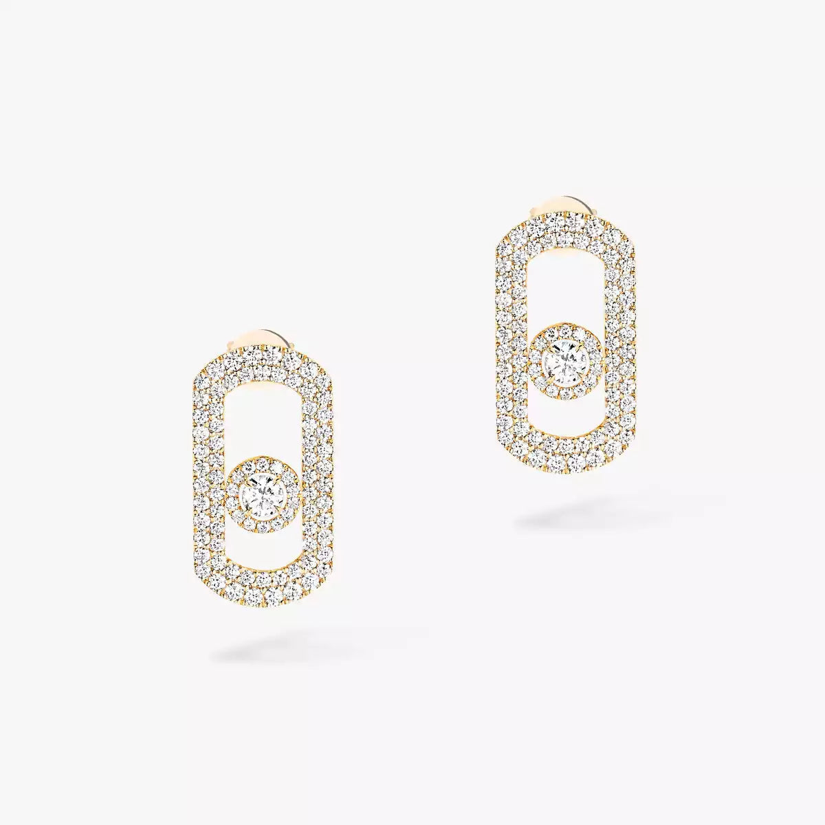[Loran]SO MOVE PAVÉ DIAMOND EARRINGS