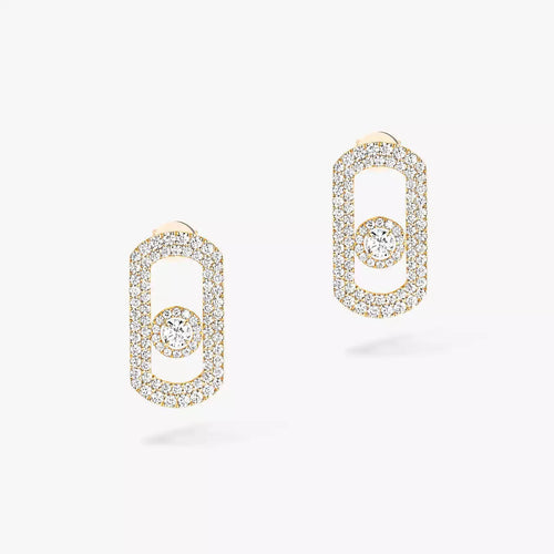 [Loran]SO MOVE PAVÉ DIAMOND EARRINGS