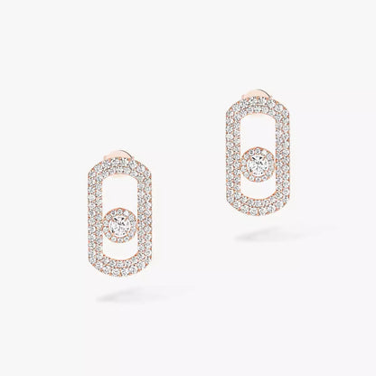 [Loran]SO MOVE PAVÉ DIAMOND EARRINGS