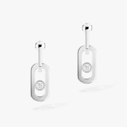[Loran]SO MOVE XL DIAMOND PENDANT EARRINGS