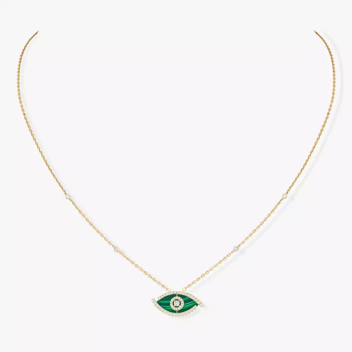 [Loran]LUCKY EYE DIAMOND NECKLACE