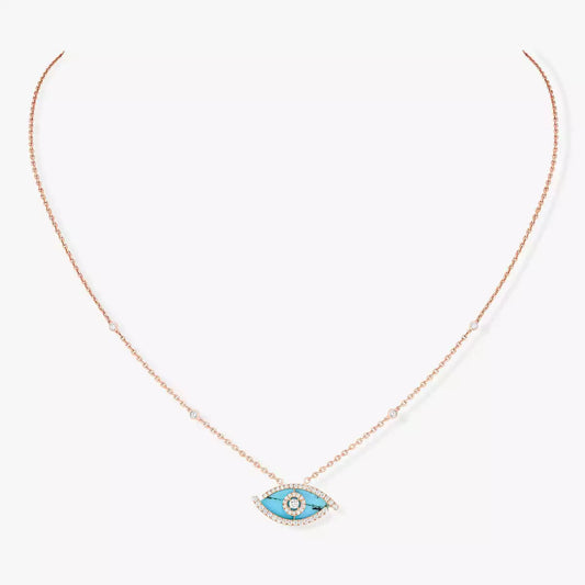 [Loran]LUCKY EYE DIAMOND NECKLACE