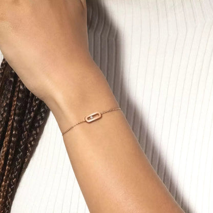 [Loran]MOVE UNO SINGLE DIAMOND BRACELET