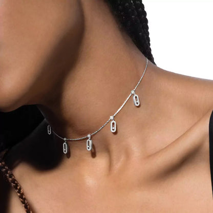 [Loran]MOVE UNO 5-PENDANT NECKLACE