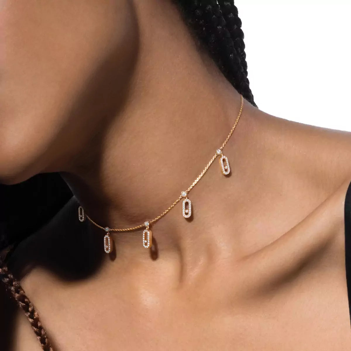 [Loran]MOVE UNO 5-PENDANT NECKLACE