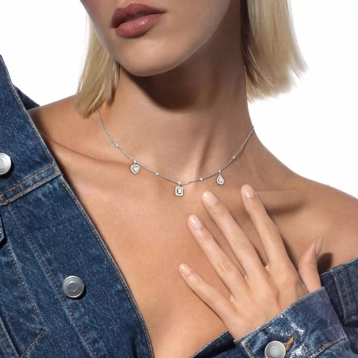 [Loran]TRIFECTA CHARM NECKLACE