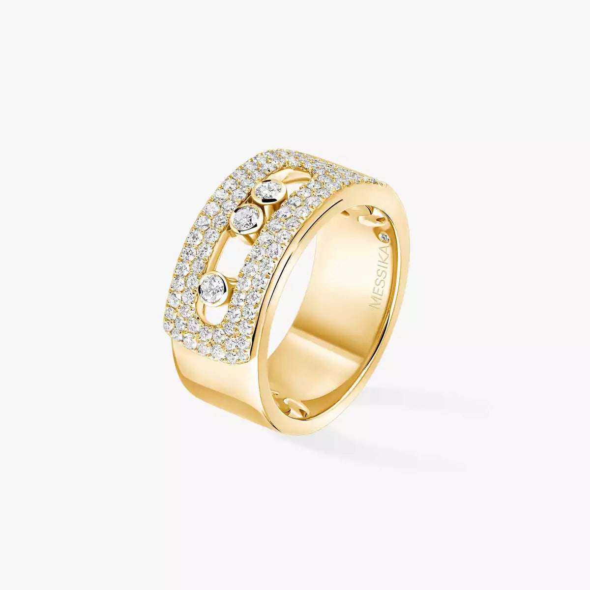 [Loran]MOVE NOA PAVÉ DIAMOND INTERLOCKING RING