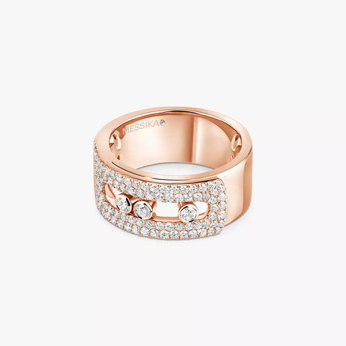 [Loran]MOVE NOA PAVÉ DIAMOND INTERLOCKING RING