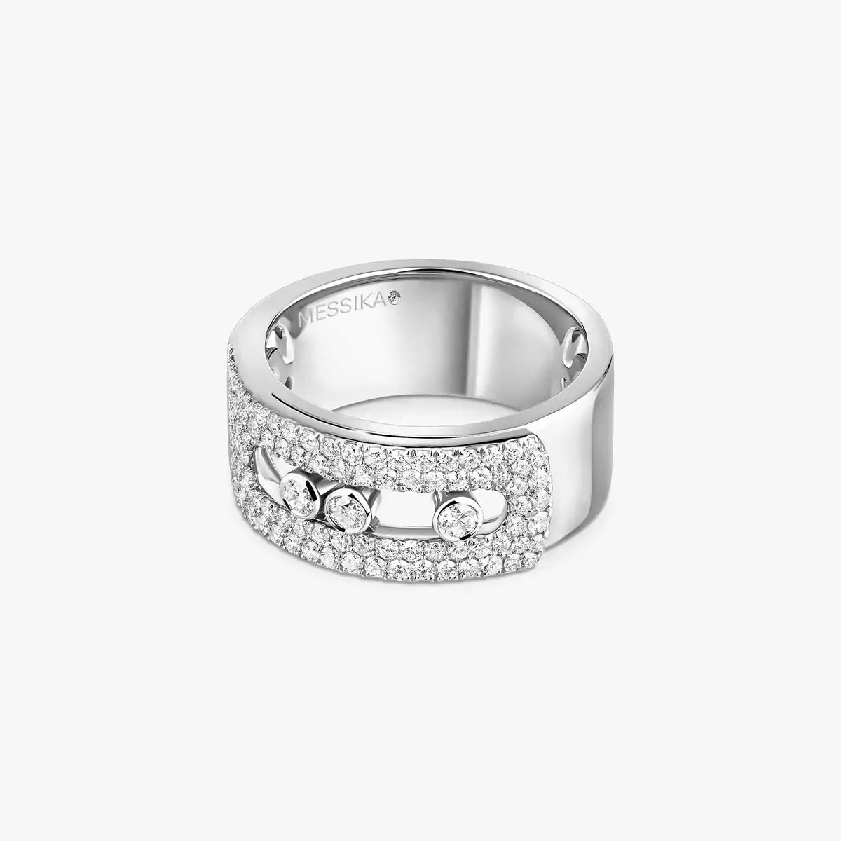 [Loran]MOVE NOA PAVÉ DIAMOND INTERLOCKING RING