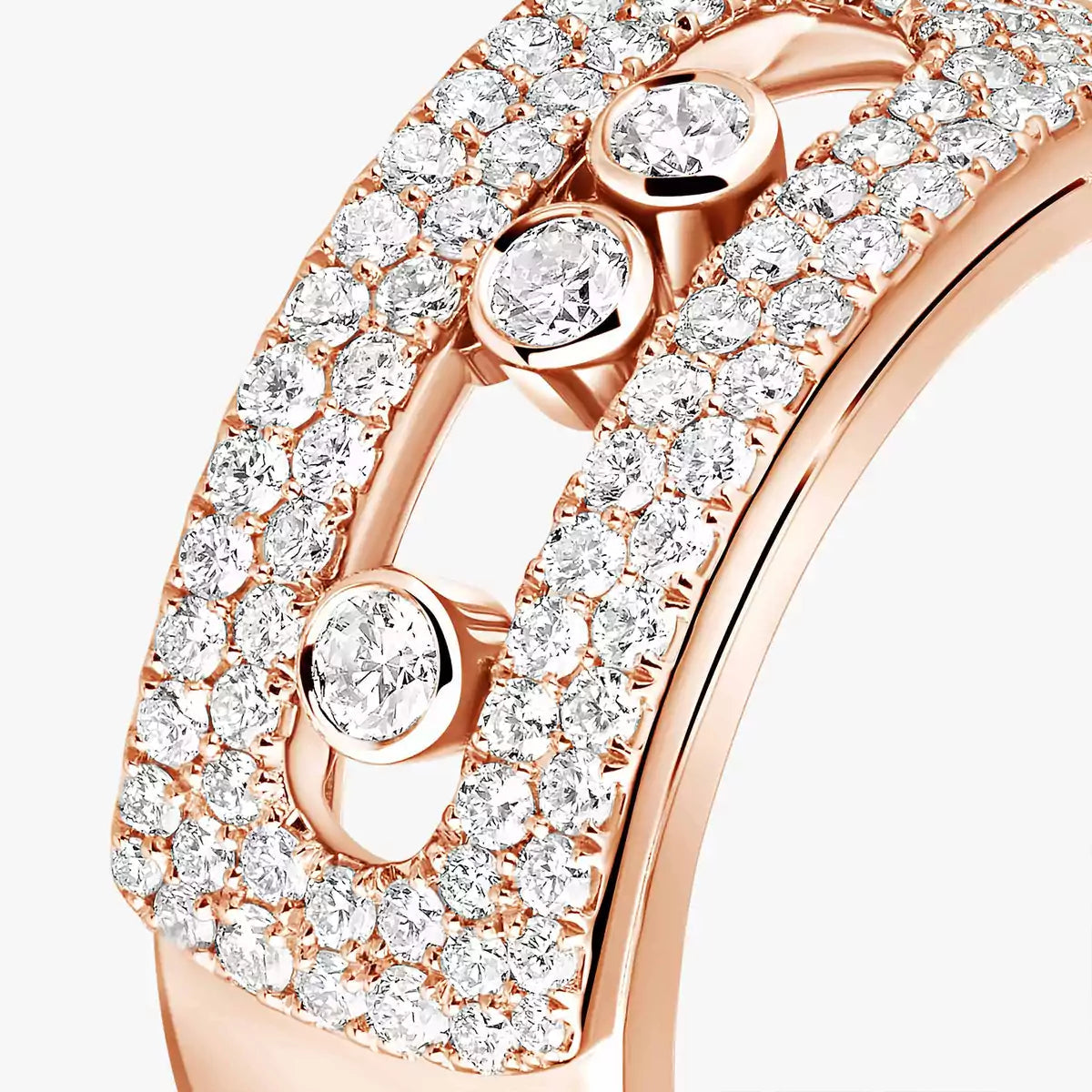 [Loran]MOVE NOA PAVÉ DIAMOND INTERLOCKING RING