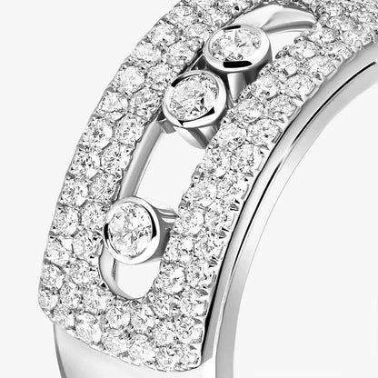 [Loran]MOVE NOA PAVÉ DIAMOND INTERLOCKING RING
