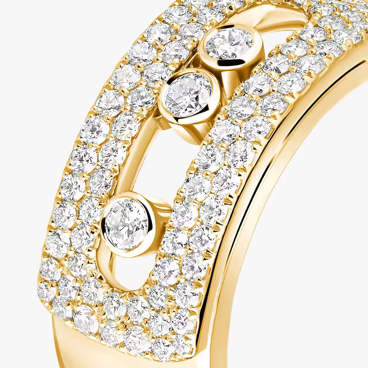 [Loran]MOVE NOA PAVÉ DIAMOND INTERLOCKING RING
