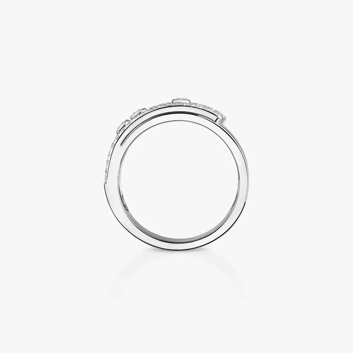 [Loran]MOVE NOA PAVÉ DIAMOND INTERLOCKING RING