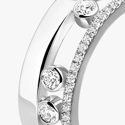 [Loran]MOVE NOA PAVÉ DIAMOND INTERLOCKING RING