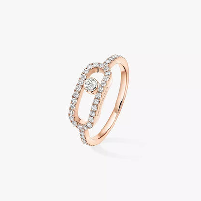 [Loran]MOVE UNO FULL PAVÉ DIAMOND RING