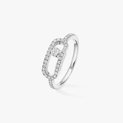 [Loran]MOVE UNO FULL PAVÉ DIAMOND RING