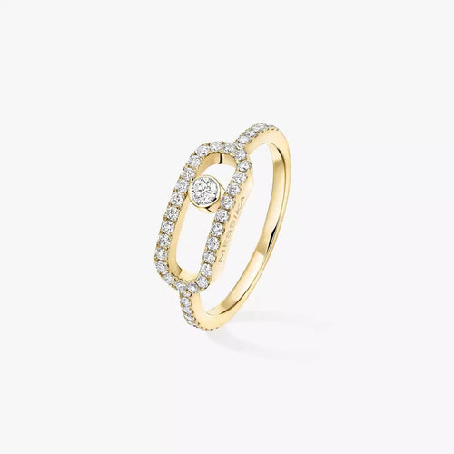 [Loran]MOVE UNO FULL PAVÉ DIAMOND RING