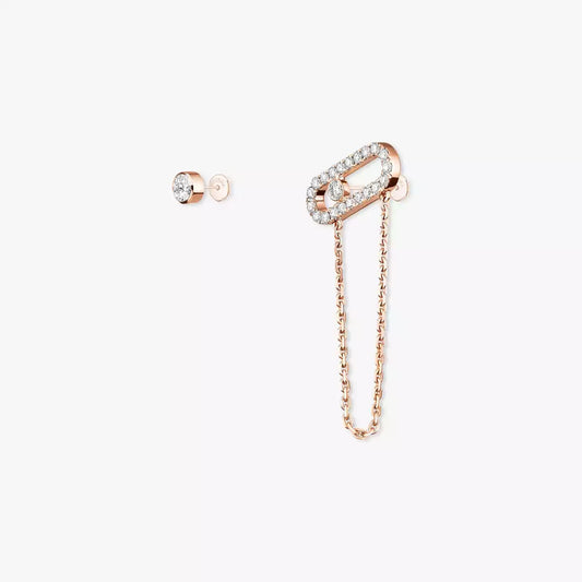 [Loran]MOVE UNO ALL DIAMOND STUD EARRINGS