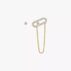 [Loran]MOVE UNO ALL DIAMOND STUD EARRINGS