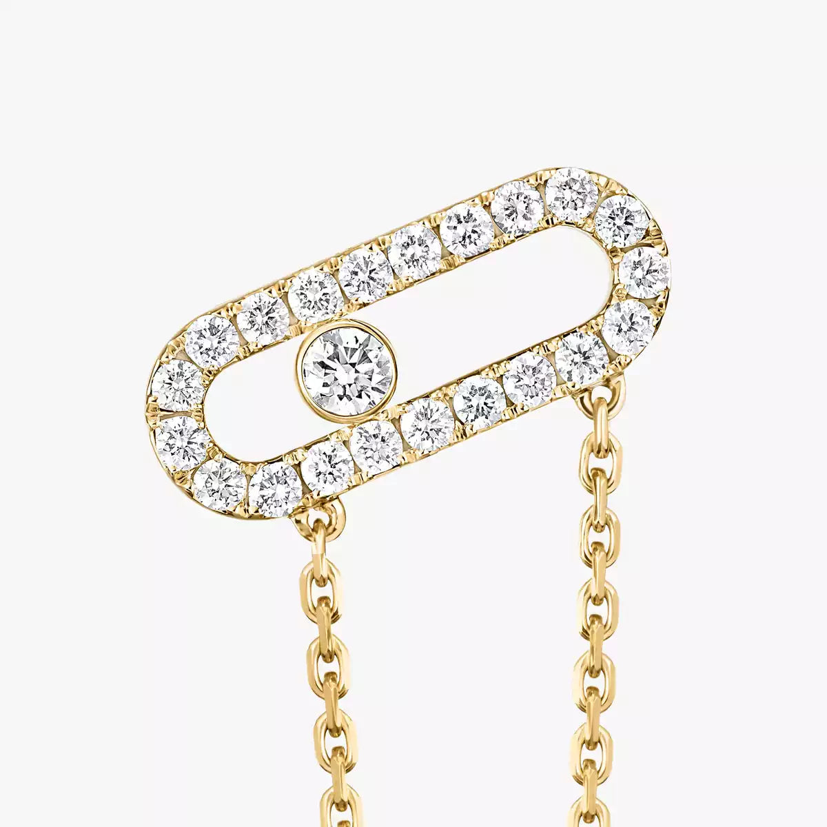 [Loran]MOVE UNO ALL DIAMOND STUD EARRINGS