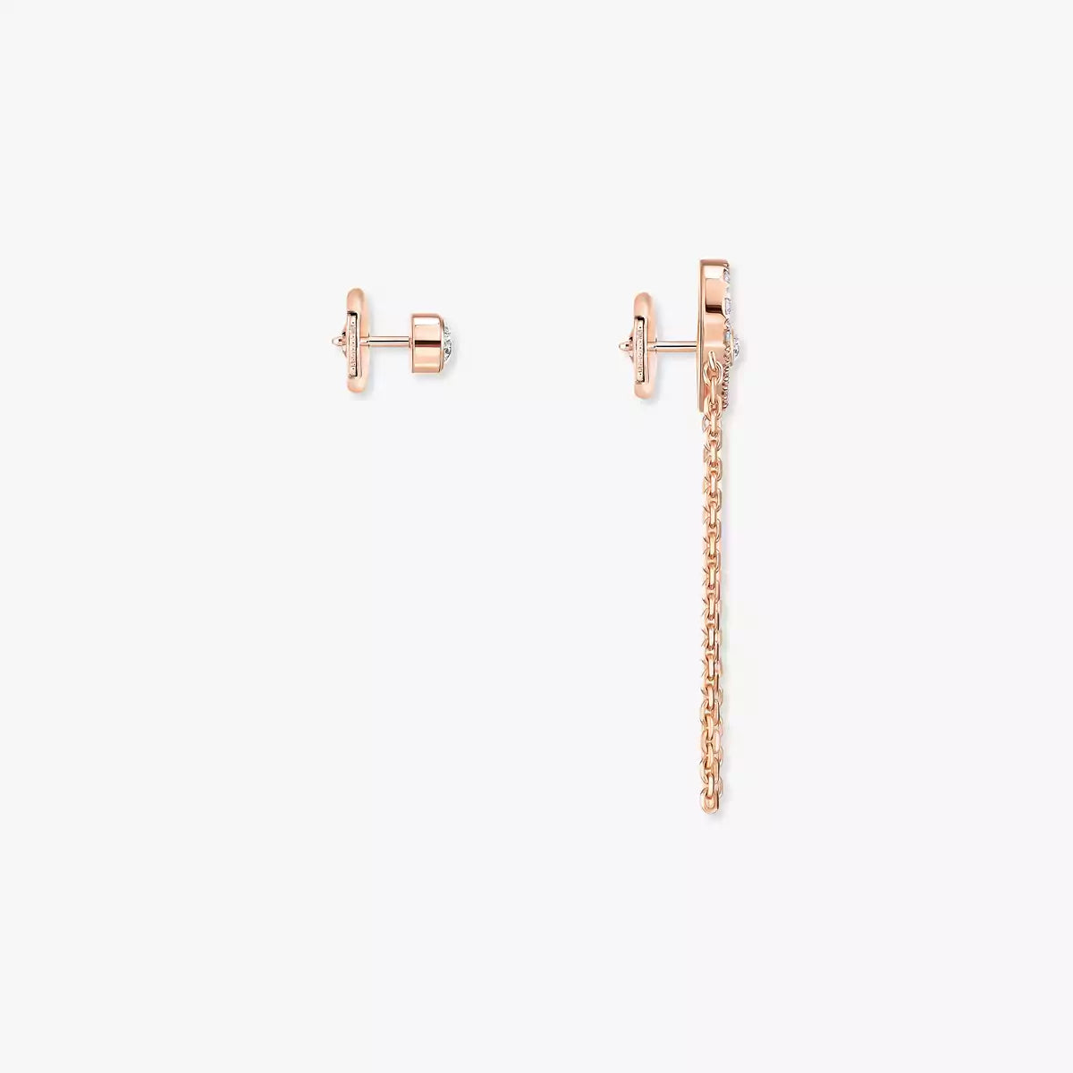 [Loran]MOVE UNO ALL DIAMOND STUD EARRINGS