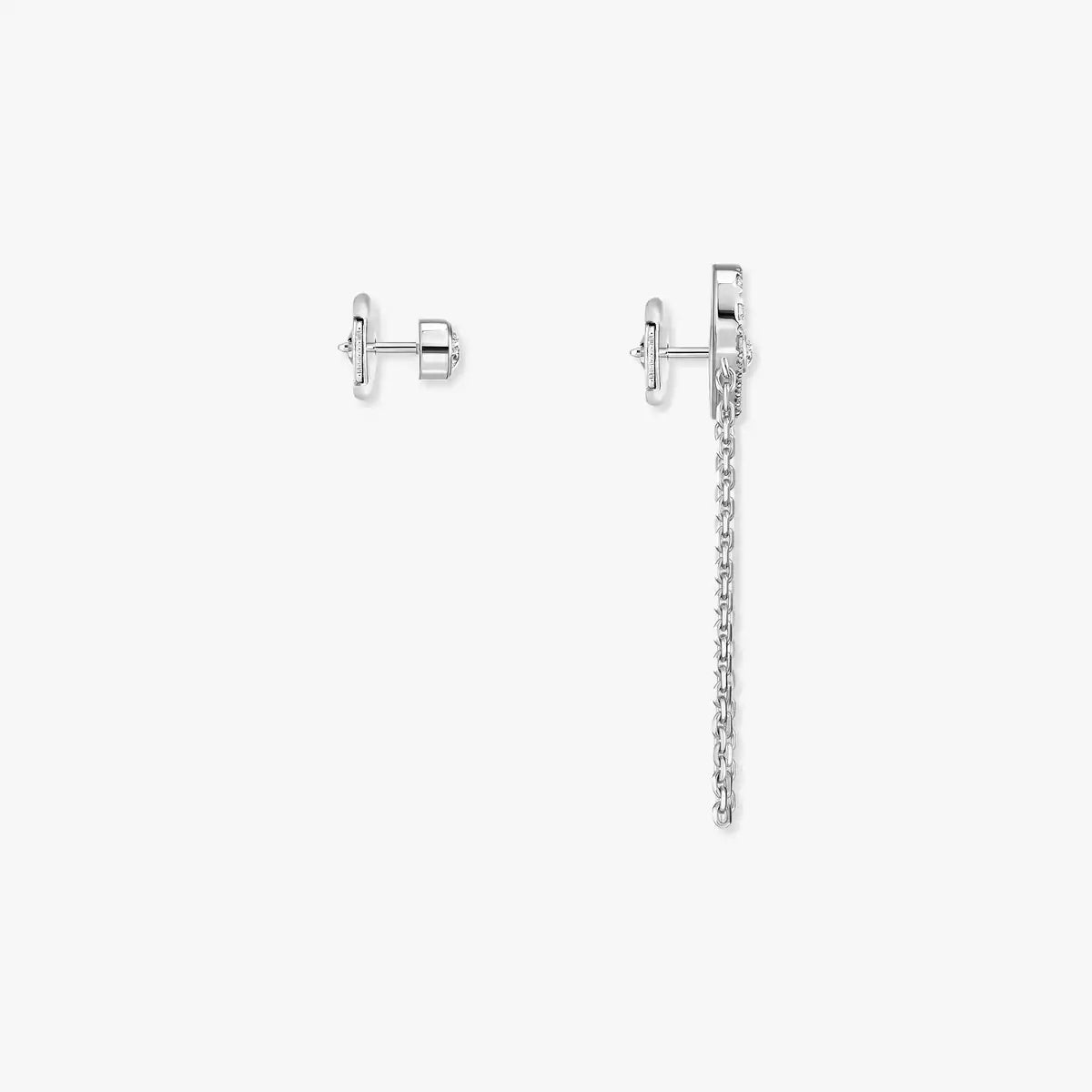 [Loran]MOVE UNO ALL DIAMOND STUD EARRINGS
