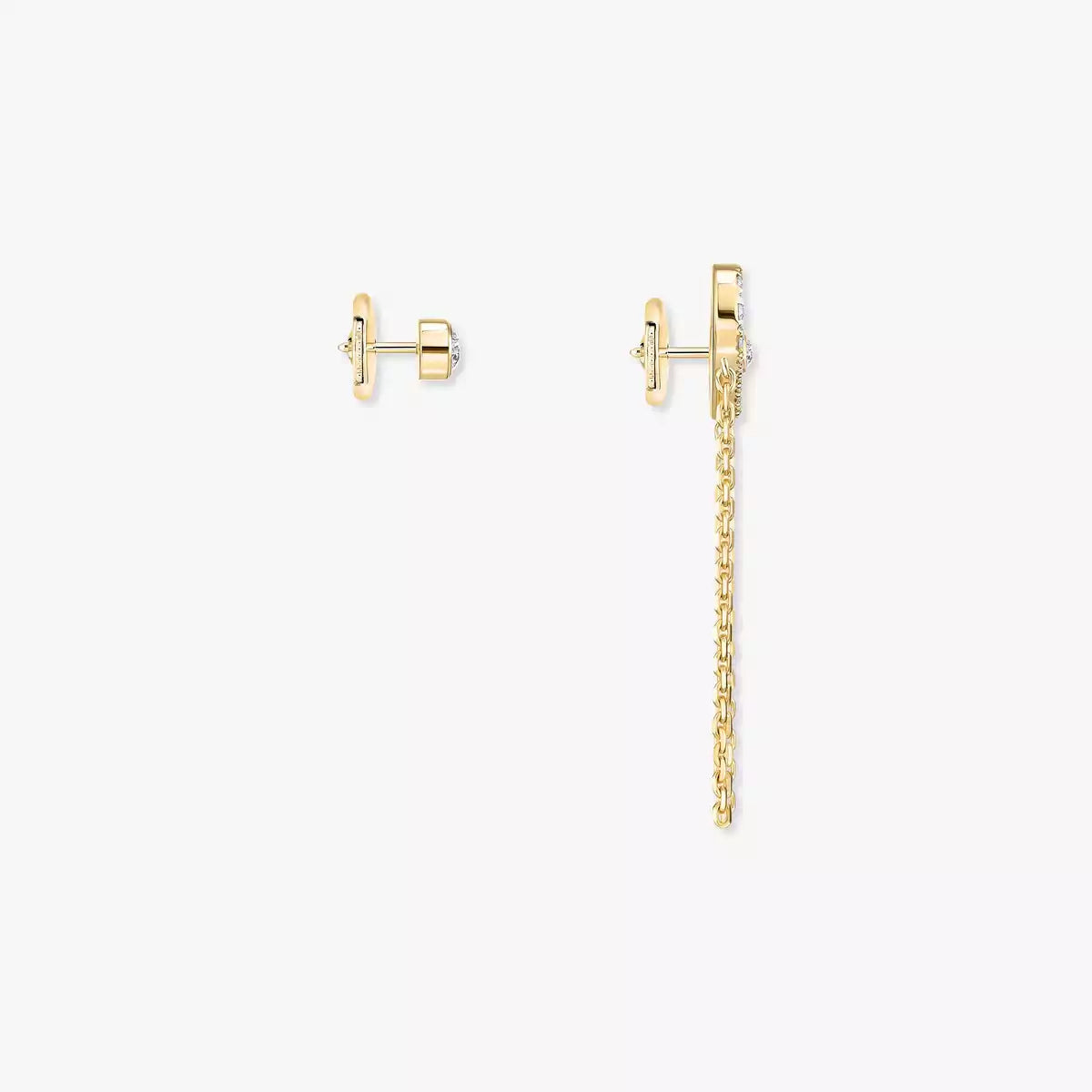 [Loran]MOVE UNO ALL DIAMOND STUD EARRINGS