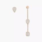 [Loran]MY TWIN DIAMOND DROP EARRINGS