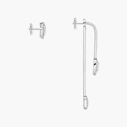 [Loran]MY TWIN DIAMOND DROP EARRINGS