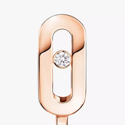[Loran]MOVE CLASSIQUE MINI DIAMOND HOOP EARRINGS