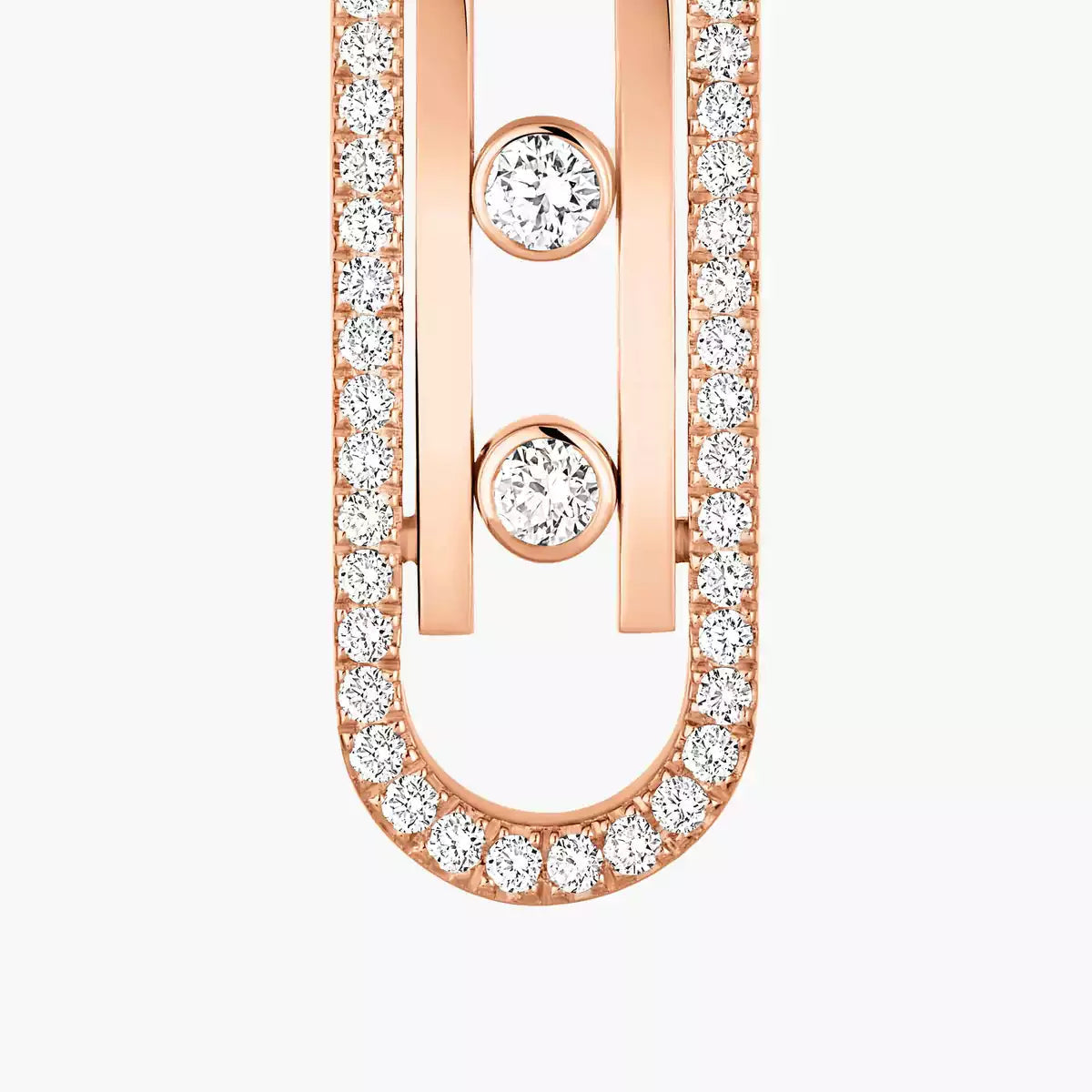 [Loran]MOVE KINETIC DIAMOND PENDANT EARRINGS