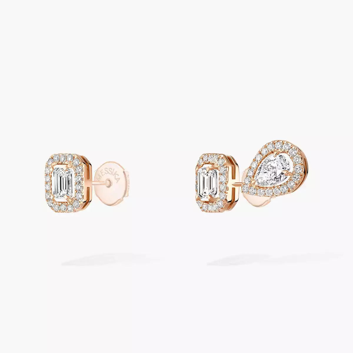 [Loran]MY TWIN 1+2 DIAMOND EARRINGS