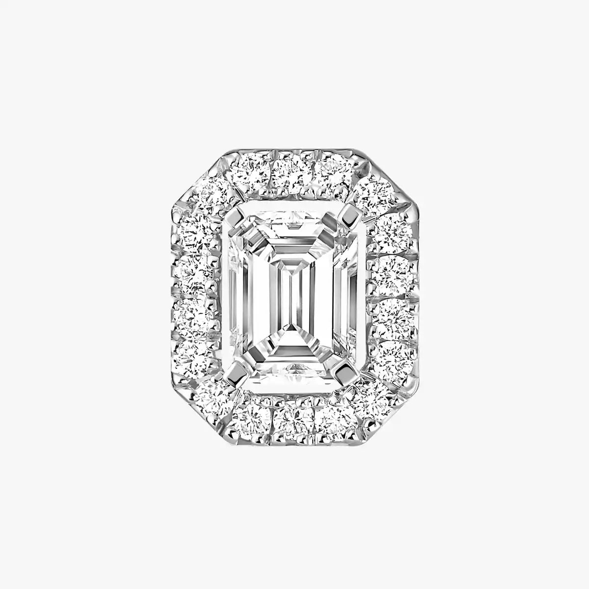 [Loran]MY TWIN 1+2 DIAMOND EARRINGS