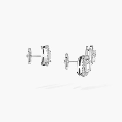 [Loran]MY TWIN 1+2 DIAMOND EARRINGS